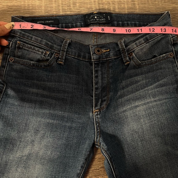 Lucky Brand Dark Blue Straight Leg Jeans - Picture 3 of 12